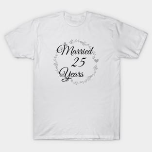 Married 25 Years T-Shirt